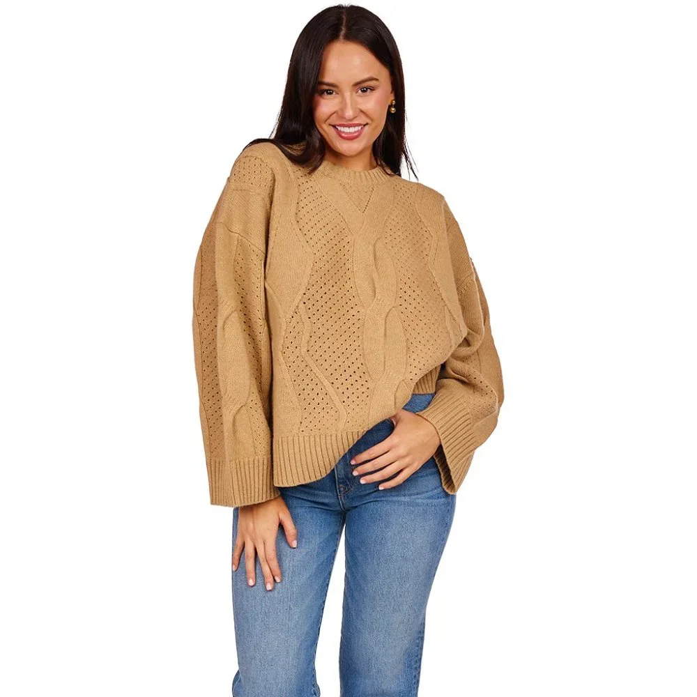 AERON Mariska Sweater - Beige Camel - Picture 5 of 5